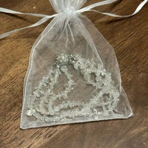 Elegant Clear Beaded Necklace